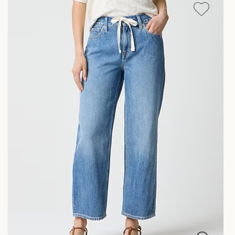 J.Crew Factory Vintage wide-leg utility jean Size 24